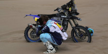 Van Beveren plora desconsoladament al dir adeu al Dakar a la penúltima etapa