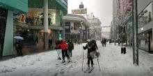 Videos curiosos d'una jornada marcada per la neu