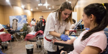 Més de 200 persones donen sang a Andorra la Vella