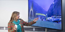 Un arc amb leds donarà la benvinguda a Andorra la Vella