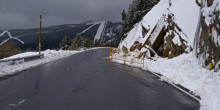 Reoberta la carretera de coll de la Botella