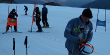 L’equip d’esquí alpí, a Val Senales amb alguns membres de l’EEBE
