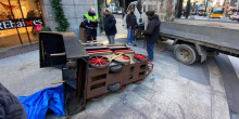 Nit de Reis amb acte vandàlic contra el tren de la castanyera