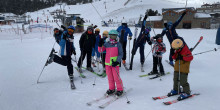 Més de 140 infants a les sessions de l’escola de neu