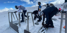 Estevez entrena rondes de gegant, físic i ‘start section’ a Les 2 Alpes