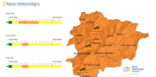 Avís taronja per fort vent en tot el Principat 
