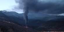 Incendi a la planta de residus de L'Home del Sac de la Comella