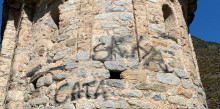 El Comú d'Encamp i el Govern denuncien unes pintades a Sant Romà de les Bons