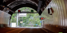 Tall de circulació al túnel del Pont Pla