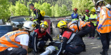Els cossos d’emergència realitzen el primer simulacre sísmic al país
