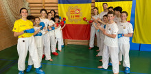 Els karatekes de la federació es preparen a Fuenlabrada