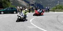 Prova pilot al Coll d'Ordino per a reduir la sinistralitat entre motocicletes i bicicletes