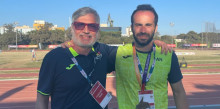 Miquel Vilchez es penja la medalla de plata a Malta