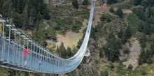 El Pont Tibetà de Canillo rep uns 6.500 visitants en els 20 primers dies