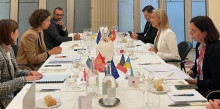 Ubach es reuneix amb la vicepresidenta d’Occitània per preparar el nou grup de treball sobre acció econòmica
