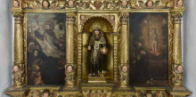 Últims retocs de la restauració del retaule de Sant Guillem d’Ordino