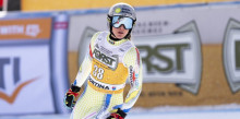 Cande Moreno no completa el segon descens a Cortina d'Ampezzo (Itàlia)