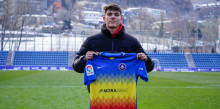 L’FC Andorra presenta Àlex Valle oficialment com a reforç d’hivern