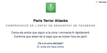 L’escriptor Albert Salvadó informa des de París que es troba bé