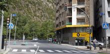 Tall de carretera a Sant Julià de Lòria