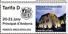 Dos segells de les falles i de Casa de la Vall