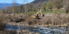 Es reobren les actuacions per garantir la canalització del Segre