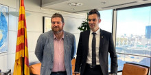 Forné es reuneix amb el secretari de Mobilitat de Catalunya, Marc Sanglas