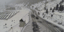 Mobilitat limita l'accés a França als camions de gran tonatge per neu