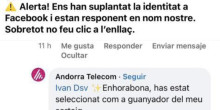 Andorra Telecom denuncia la suplantació de la seva identitat a Facebook