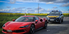 El conductor d'un Ferrari amb matricula andorrana és detingut a França per circular a 168 km/h