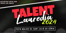 La Colla Laurediana celebrarà la 4a edició del Talent Lauredià per la festa major de Sant Julià