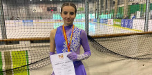 Raúl García i Andrea Pazos, els representants andorrans a l'ISU Junior Grand Prix