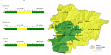 Avís groc per intenses ràfegues de vent a partir de la mitjanit