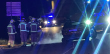 Un vehicle amb matrícula andorrana, implicat en un accident a la C-14 a Coll de Nargó