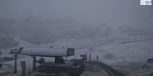 Andorra viu la primera nevada de la tardor, tot i que feble i limitada a cotes altes