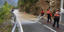 Reoberta la carretera de la Rabassa després del despreniment a Juberri