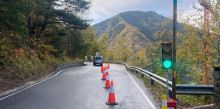 Tancament urgent de la carretera de Beixalís per risc de despreniments