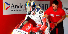 Petits problemes de Cardelús amb la Kalex a les sessions lliures de l'Europeu de Moto2