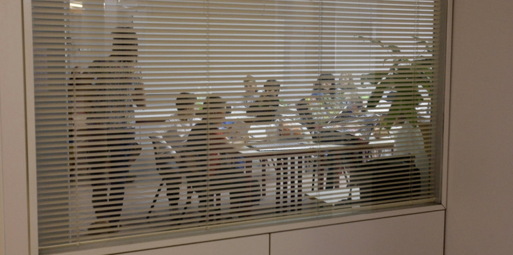 Un grup d’estudiants en una aula en una imatge d’arxiu.
