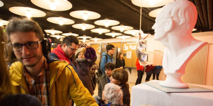 L’exposició de la Xarranca es va inaugurar ahir a la Llacuna.