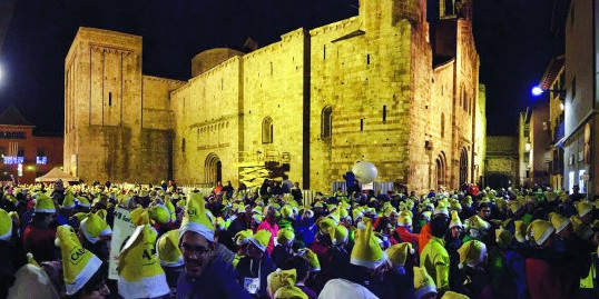 La sortida de la Sant Sailvestre, dissabte a la tarda.