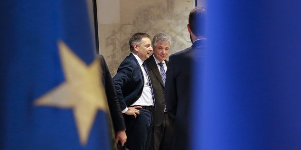 Reunió de treball del ministre d’Afers Exteriors amb el cap negociador de la Unió Europea, Thomas Mayr-Harting, durant l’any passat.