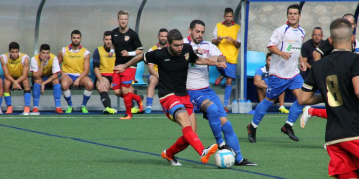 Moñino, en el partit que va disputar l’FC Andorra a la Borda Mateu contra el San Juan de Montcada.