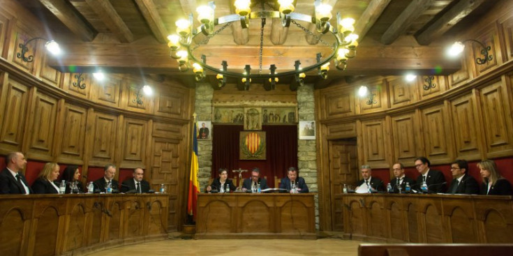 Una sessió de consell de comú a Sant Julià de Lòria.