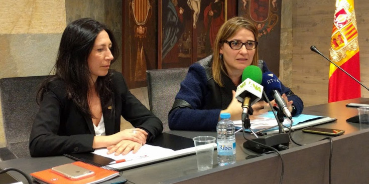 Les conselleres de Liberals d’Andorra a la minoria del Comú d’Ordino.