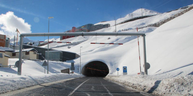 L'entrada del Túnel d'Envalira