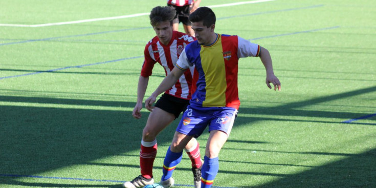 Marc Ferré, en el partit contra el Girona B.