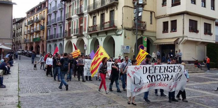 Manifestació a la Seu d'Urgell