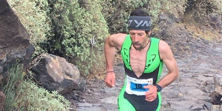 Xavi Teixidó, dissabte a la Transvulcània.