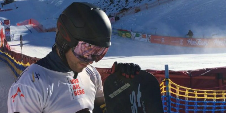 Lluís Marín, a la passada Copa del Món de Montafon.